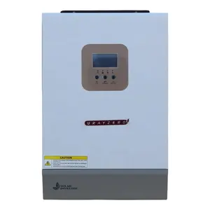 Off grid dan hybrid inverter tenaga surya, inverter tenaga surya 9set paralel baterai dengan atau tanpa baterai 5000W 5kW 48V