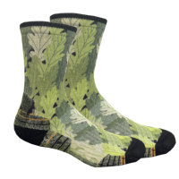 Chaussettes de randonnée personnalisées en laine mérinos imprimée OEM - Chaussettes de trekking élégantes pour l'extérieur