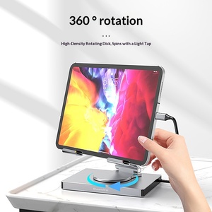 Base de Conexión Tipo-C 4K60Hz con Puerto Gigabit, Divisor USB3.2, Soporte Giratorio para Teléfono Móvil y Tablet, Base de Expansión - Product Image 1