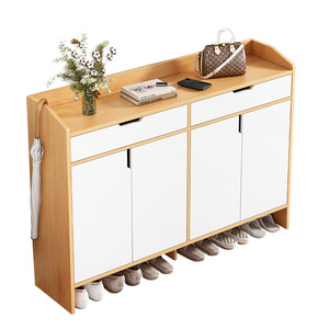 <b>Shoe</b> Rack Home Entryway Large Capacity Simple Cabinet Nordic Balcony <b>Storage</b> With Door <b>Shoe</b> Cabinet - Product Image 5