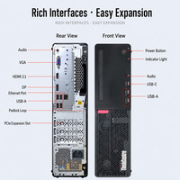Nouvel ordinateur de bureau Lenovo ThinkCentre M770e SFF AI, processeur Intel Core Ultra 5 225, 8 Go/16 Go de RAM DDR5, SSD 512 Go/1 To, ordinateur pour le bureau et l'éducation