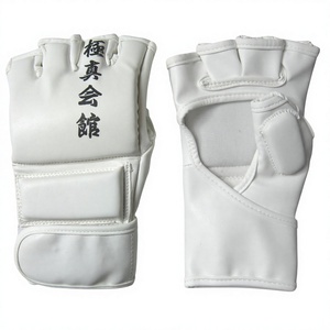 Kyokushin ถุงมือเปิดนิ้วหนัง PU - Product Image 1