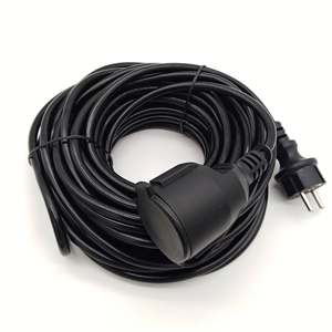 Prise <span class=keywords><strong>électrique</strong></span> <span class=keywords><strong>étanche</strong></span>, <span class=keywords><strong>rallonge</strong></span>, norme européenne 16A/250V, conçue pour les applications intérieures et extérieures - Product Image 1