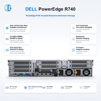 Server Rak Dell PowerEdge R740 2U, Performa Tangguh, Ekspansi Fleksibel, Stabil dan Handal