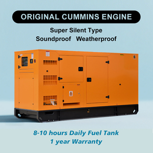 Generador silencioso de arranque electrónico de 150kW y 180kVA, resistente a la lluvia, insonorizado, resistente a la intemperie, adecuado para entornos extremos - Product Image 2