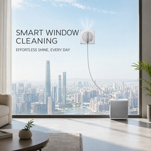 Robot nettoyeur de vitres ECOVACS WINBOT W2S OMNI, aspiration de 8000 Pa, station 6-en-1, précision TruEdge de 1 mm, 110 min sans fil - Product Image 1