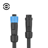 Haute Qualité M6 M8 M10 M12 M16 M18 M20 Connecteur Étanche 3 Broches 3 Core IP67 IP68 Femelle Mâle Prise LED Connecteur