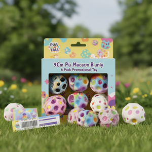 ลูกบอลเด้งรูปการ์ตูนน่ารักขนาด 9 ซม. แพ็ค 6 ลูก ของเล่นโปรโมชั่น - Product Image 1