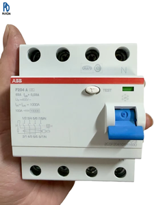 Interruptor de Corriente Residual F204A, Dispositivo de Protección Contra Fugas, Sobrecarga y Cortocircuito - Product Image 1
