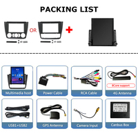 Écran Tesla vertical de 9,7 pouces, autoradio Android pour BMW Série 1 E81 E82 E87 E88 2004-2012, navigation GPS, lecteur multimédia