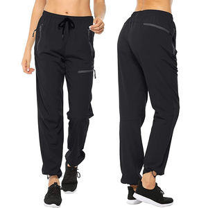 <strong>Women's</strong> UPF 50+ <strong>Cargo</strong> Long <strong>Pants</strong> Quick Dry &amp; Lightweight Waterproof Outdoor Sportswear With Elastic Waist &amp; Zipper Casual Style - Product Image 3