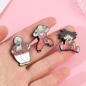 5000 tipos de broches de solapa de metal esmaltado con logo lindo de la serie Dragon Ball Z Goku Saiyajin <span class=keywords><strong>Vegeta</strong></span> para sombrero y cuello - Product Image 2
