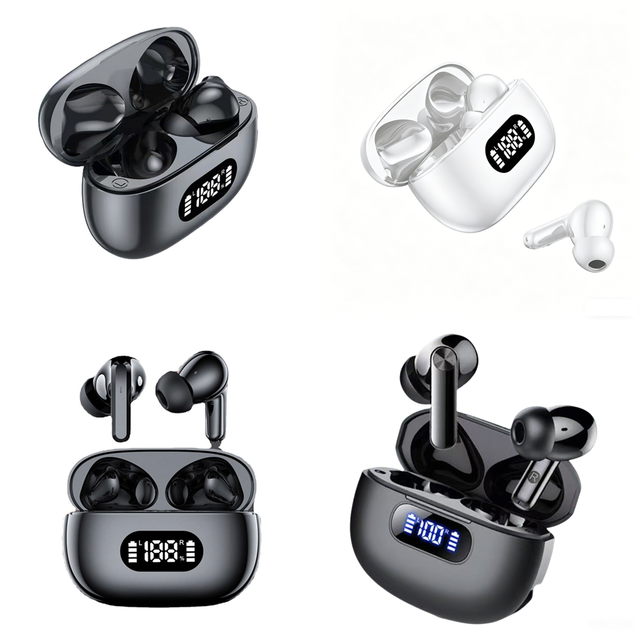 Language Translator Earphone Wireless AI Language Translation Headphones with LED Display Clear Calls Earbuds Trending Products