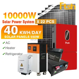2024 new designed 10000w home solar energy system 10kw residential solar energy system