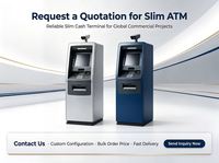 Distributeur automatique de billets multi-devises avec fonction de dépôt et de retrait, recycleur de billets, suivi par numéro de série, compact, fabricant