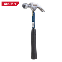 Marteau à griffes en acier Deli, extracteur de clous polyvalent pour le travail du bois, marteau de sécurité domestique en acier à haute teneur en carbone