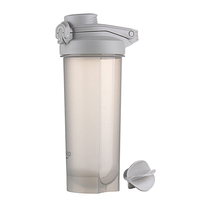 Eco Milk Spider automatique double en plastique sans Bpa Gym Fitness bouteille shaker de protéines tasse avec poignée