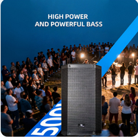 Enceinte active 2 voies EV12DSP150 12 pouces avec amplificateur DSP classe D intégré, impédance 4,0 ohms, boîtier métallique pour spectacles en direct