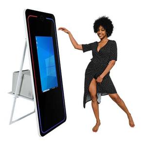 Imprimante 2025 <span class=keywords><strong>Offre</strong></span> de haute qualité Cabine photo à miroir magique spéciale Location commerciale Cabine photo à miroir magique 76 "Selfie - Product Image 5