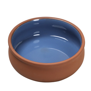 Tazón <span class=keywords><strong>de</strong></span> Terracota Estilo Español Creativo Nuevo OEM ODM, Tazón <span class=keywords><strong>de</strong></span> Barro Personalizado para Servir Ensaladas, Vajilla Redonda - Product Image 3