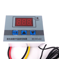 Controlador de Temperatura Programable OKY3065-12-1 con Pantalla LED de Alta Precisión XHW3002 para Sous Vide, Fermentación y Terrarios de Reptiles