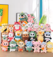 Jouets en peluche en gros de 7, 8 et 10 pouces, Nouvelle figurine de chat de dessin animé, Peluche chat ange câlin, Poupée en peluche chat