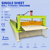 Machine de formage à rouleaux monocouche haute vitesse personnalisée pour tôles de toiture à longue portée