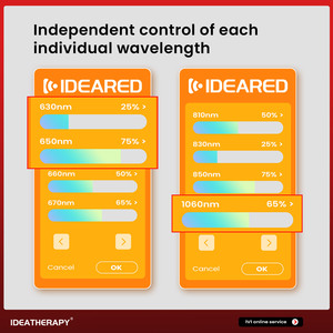 IDEATHERAPY 8 Waves Bluetooth&APP <span class=keywords><strong>Réveil</strong></span> avec Thérapie par Lumière LED, Panneau de Thérapie par Lumière Infrarouge, Panneau de Thérapie par Lumière Rouge - Product Image 5
