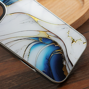 เคสโทรศัพท์ลายหินอ่อนแบบกำหนดเอง ดีไซน์คล้ายกระจก สำหรับ iPhone 17 16 15 Pro <span class=keywords><strong>Max</strong></span> ป้องกันแรงกระแทก เงางาม หรูหรา ขายส่ง ป้องกันรอยนิ้วมือ - Product Image 3