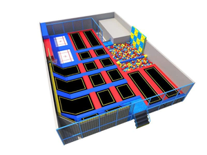 <span class=keywords><strong>Parque</strong></span> de Trampolines Comercial Interior Mutong, Foso de Espuma para Niños, Construcción de Espuma de Acero Inoxidable, Circuito Ninja, Tamaño Personalizado Flame - Product Image 6