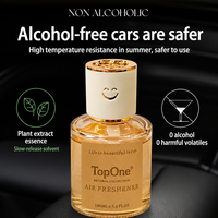 Diffuseur d'huiles essentielles Premium TopOne pour voiture, grande capacité 160 ml, parfum naturel longue durée 120 jours, coffret cadeau