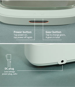 Machine portative de décapant ultrasonique d'acier inoxydable de ménage pour le dispositif de lavage ultrasonique de <span class=keywords><strong>bijoux</strong></span> d'anneau de lunettes - Product Image 5