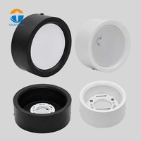 Plafonnier LED décoratif d'intérieur avec spot, base GX53, IP44, CRI90 élevé, anti-éblouissement, design moderne pour la maison et le bureau