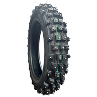 Pneu de moto Dirt Bike 80/100-12 80*100-12 80 100 12 Pneu extérieur Moto Motocross Pneus de vélo