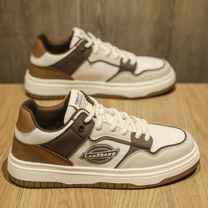 Chaussures pour hommes 2025 nouveau printemps à la mode marque polyvalent luxe respirant décontracté sans lacet baskets sport étudiant Skate chaussures maille - Product Image 4