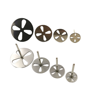 SHUANGJIA amplas cakram baja tahan karat, aksesori mata bor kuku cakram logam 3/32 "15mm 20mm 25mm 35mm - Product Image 1