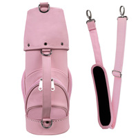 Bolsa de Mano Mini para Golf para Mujer, Porta Pelotas Pequeño para Campos de Mini-Golf, Bolsa de Vino Mini-Golf Portátil e Impermeable con Correa para el Hombro
