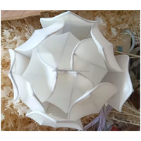 Lampu LED Dekorasi Pernikahan Bentuk Teratai 3Pcs Set Lampu Bunga LED untuk Salon Acara Liburan Tata Letak Panggung Dekorasi Lorong Jalan