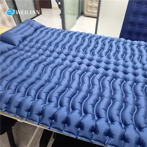 Self-inflating sleeping pad for camping double inflatable bed mattress TPU ultralight camping bed matress mat air cushion