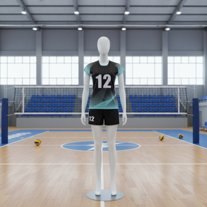ชุดวอลเลย์บอลน้ำหนักเบาวัสดุโพลีเอสเตอร์2025ดีไซน์ล่าสุดสีต่างกัน - Product Image 3
