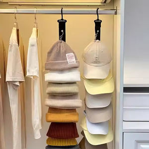 Practical Heavy Duty Eco-Friendly Wall Mounted Vertical Hat <b>Hook</b> Clothing Organizer Essential <b>Tool</b> for Bedroom Wardrobe - Product Image 1