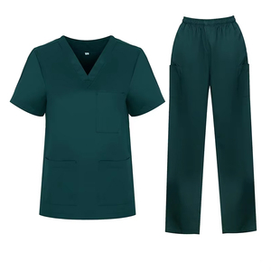 Conjunto <span class=keywords><strong>de</strong></span> <span class=keywords><strong>Uniformes</strong></span> Médicos Personalizados para Mujer, <span class=keywords><strong>Uniformes</strong></span> <span class=keywords><strong>de</strong></span> Hospital para Enfermeras, Conjunto <span class=keywords><strong>de</strong></span> Dos Piezas, Ropa Médica para Mujer, Venta al por Mayor - Product Image 3