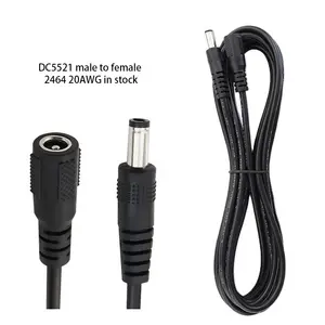 12V DC5521 Barrel Male To DC5521 Female DC Extension Kabel Pengisi Daya