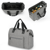 Sac fourre-tout personnalisé en polyester grande taille pour couches, sac de voyage pour bébé, sac à main pour maman, sac à couches pour valise bébé