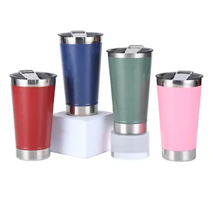 Double Wall Stainless Steel Vacuum Insulated Beer Opener Travel Thermal Mugs
