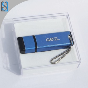 Hộp Quà Tặng Bao Bì Nhựa Hình Chữ Nhật Chống Nước <span class=keywords><strong>Usb</strong></span> Trong Suốt Bán Sỉ Logo Tùy Chỉnh - Product Image 6