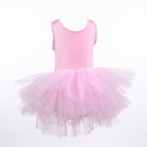 Vestito Tutù da Balletto per Bambine, Abito in Tulle Senza Maniche in Cotone e Spandex, Costume Personalizzato OEM per Spettacoli di Danza - Product Image 2