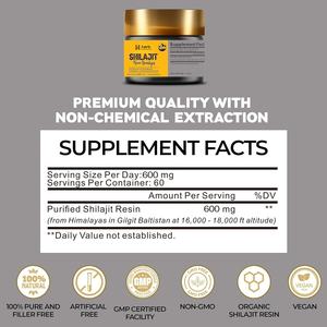 Résine pure de Shilajit Shilajit Shilajit <span class=keywords><strong>Himalayen</strong></span> d'ODM/OEM de marque privée pour le soutien énergétique - Product Image 3