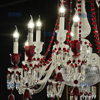 Lustres modernes en cristal pour salon, luminaires suspendus, lustres en verre de Murano, suspensions