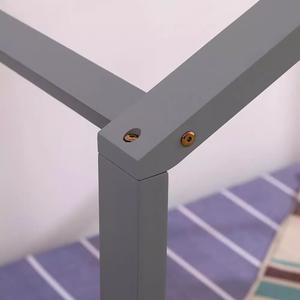 Moderno 3 pies individual de madera maciza gris marco niños casa cama en casa del árbol niño cama estilo de diseño - Product Image 5